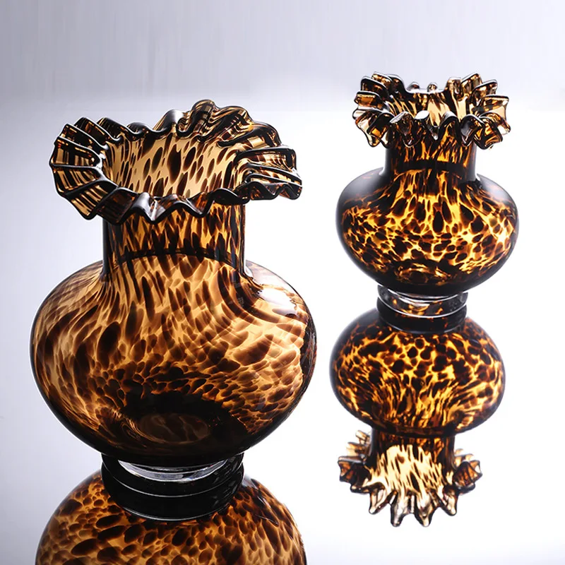 Creative Glass Vase Leopard Pr - Terrarium Glass Bottle ulasan dan harga