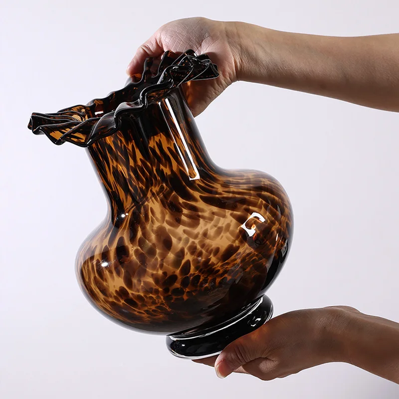 Creative Glass Vase Leopard Pr - Terrarium Glass Bottle ulasan dan harga