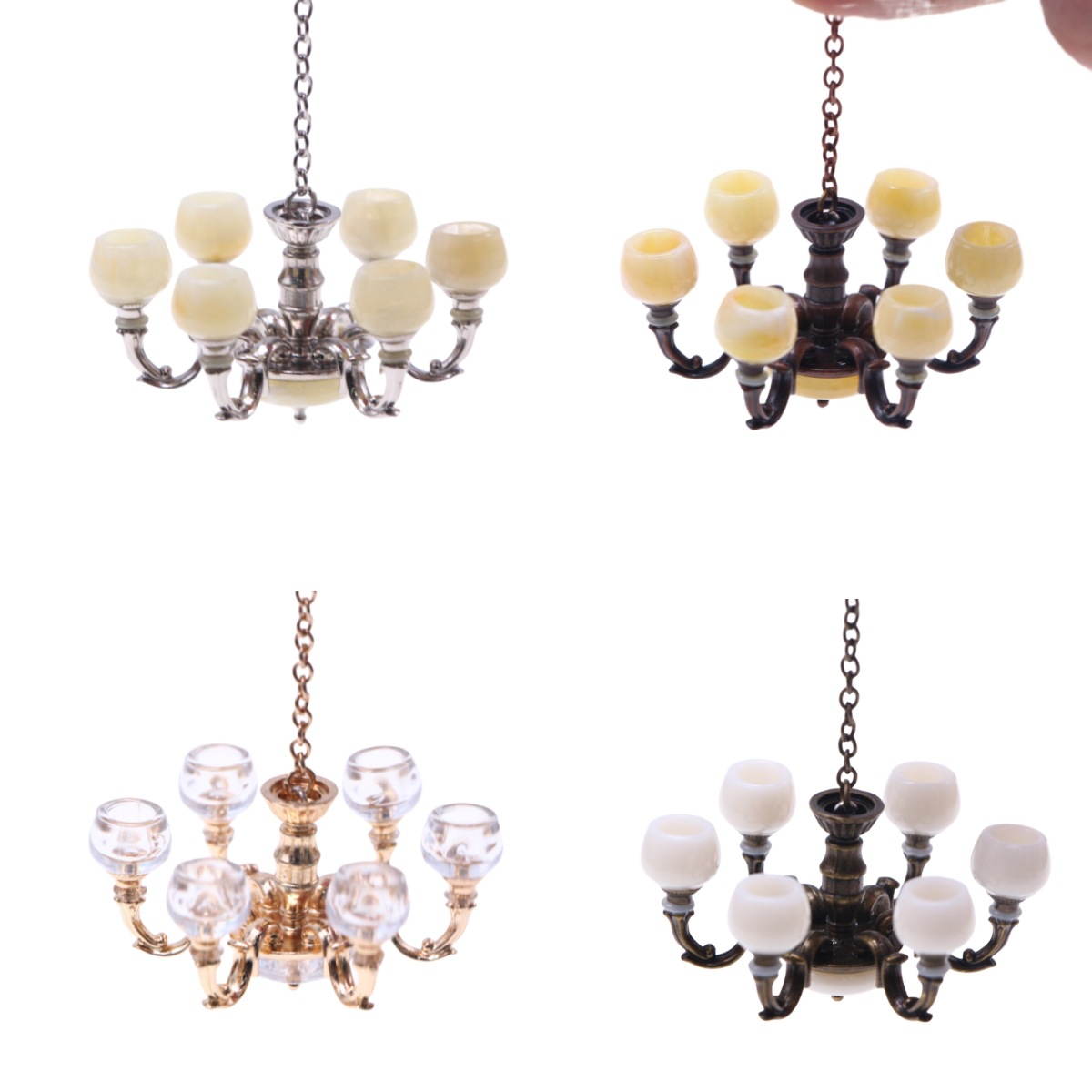 1Pcs Dollhouse Miniature Retro - Fairy Lights Bedroom ulasan dan harga
