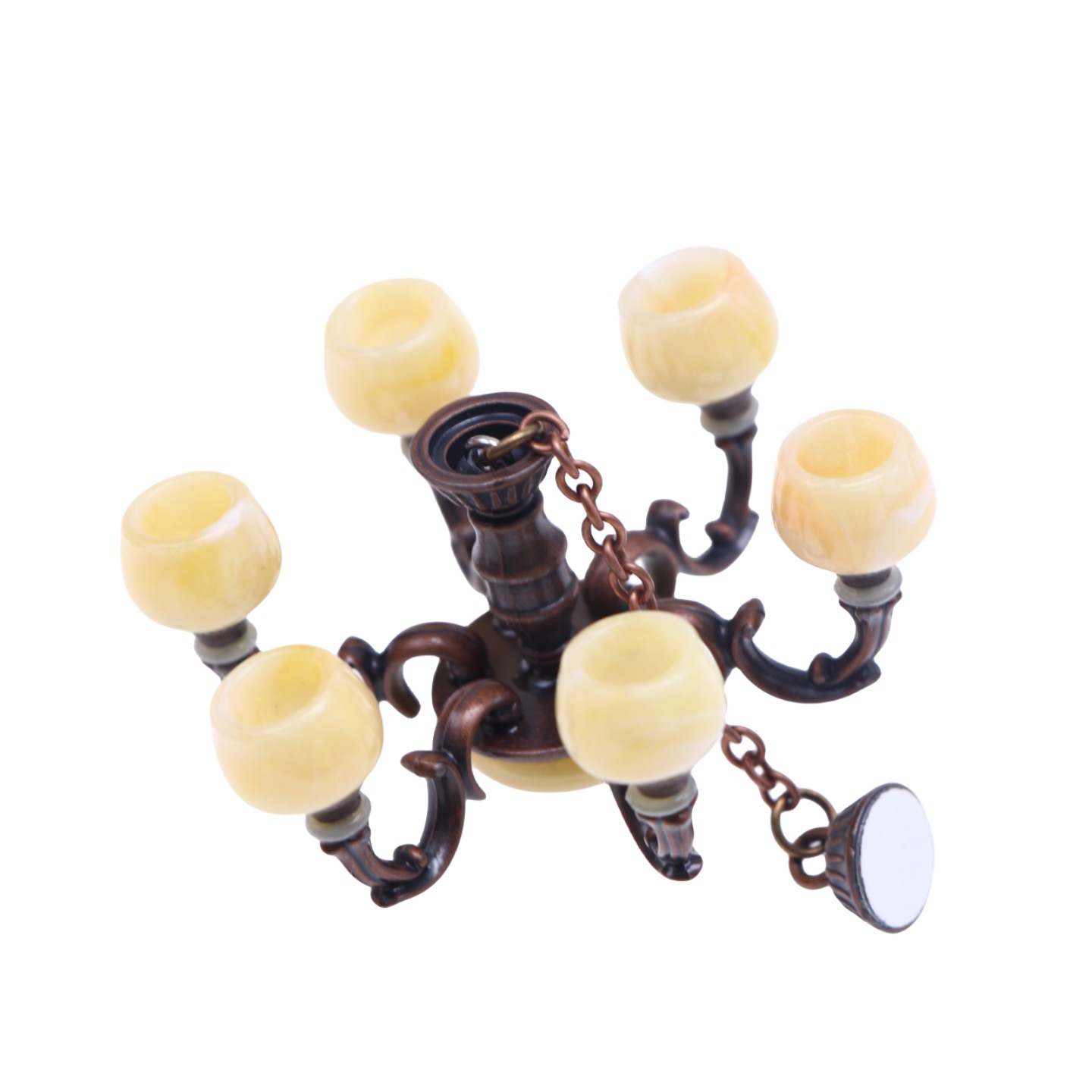 1Pcs Dollhouse Miniature Retro - Fairy Lights Bedroom ulasan dan harga