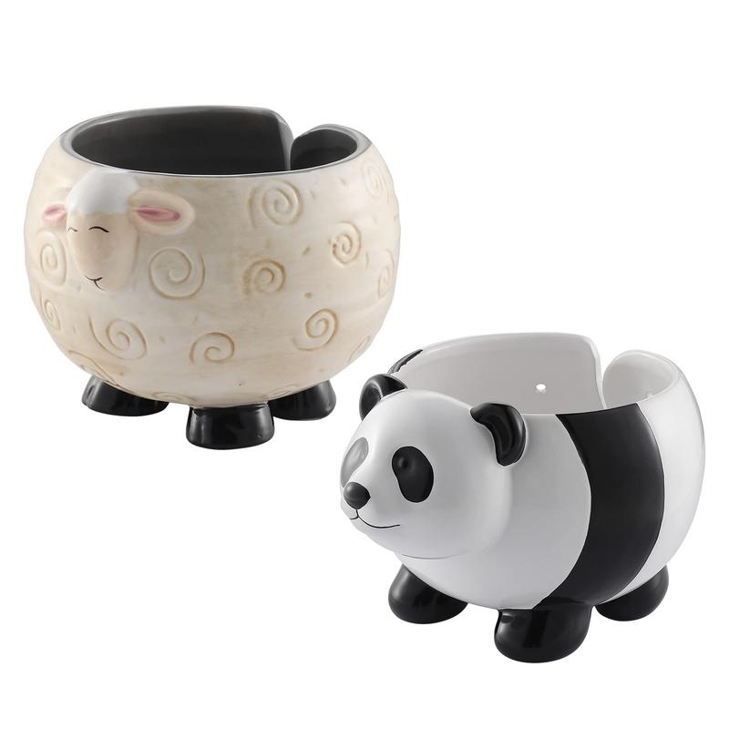 Cute Sheep Ceramic Yarn Bowl K - Yarn Home Decor ulasan dan harga