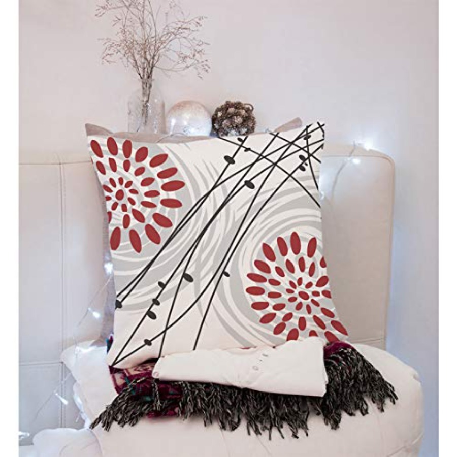 Throw Pillow Covers Black Bold - Decorative Throw Pillow ulasan dan harga