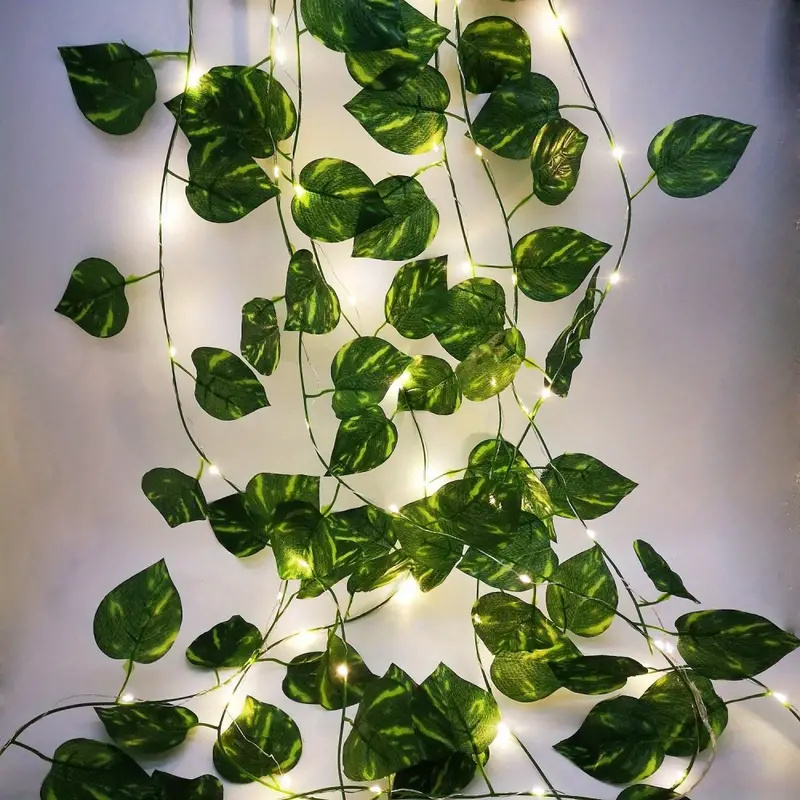 Ivy Vine LED String Lights Fai - Fairy Lights Bedroom ulasan dan harga