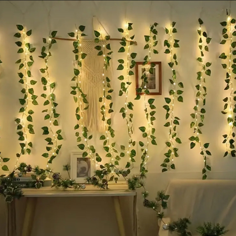 Ivy Vine LED String Lights Fai - Fairy Lights Bedroom ulasan dan harga
