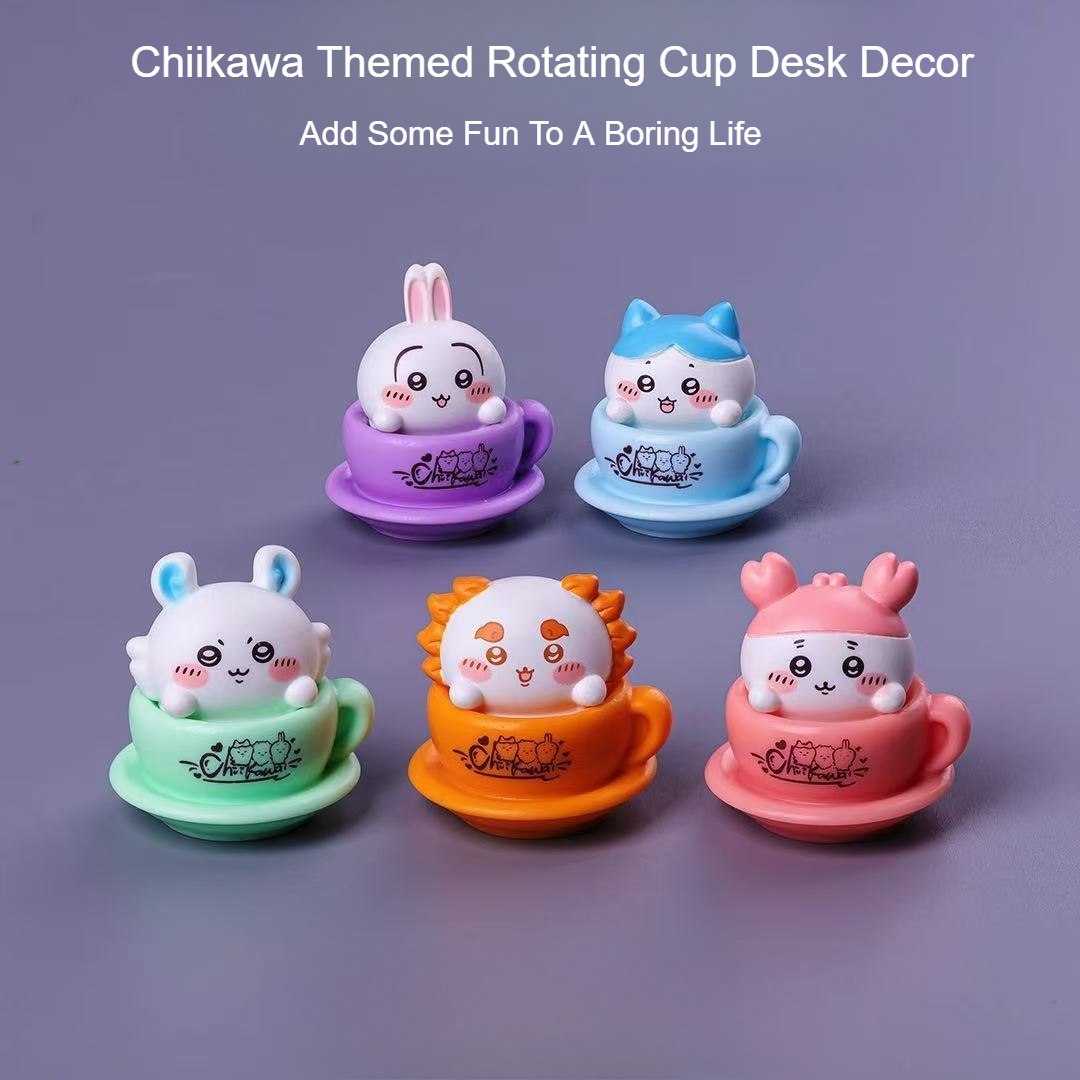 Chiikawa Rotating Cup Figure K - Home Decor Japanese ulasan dan harga