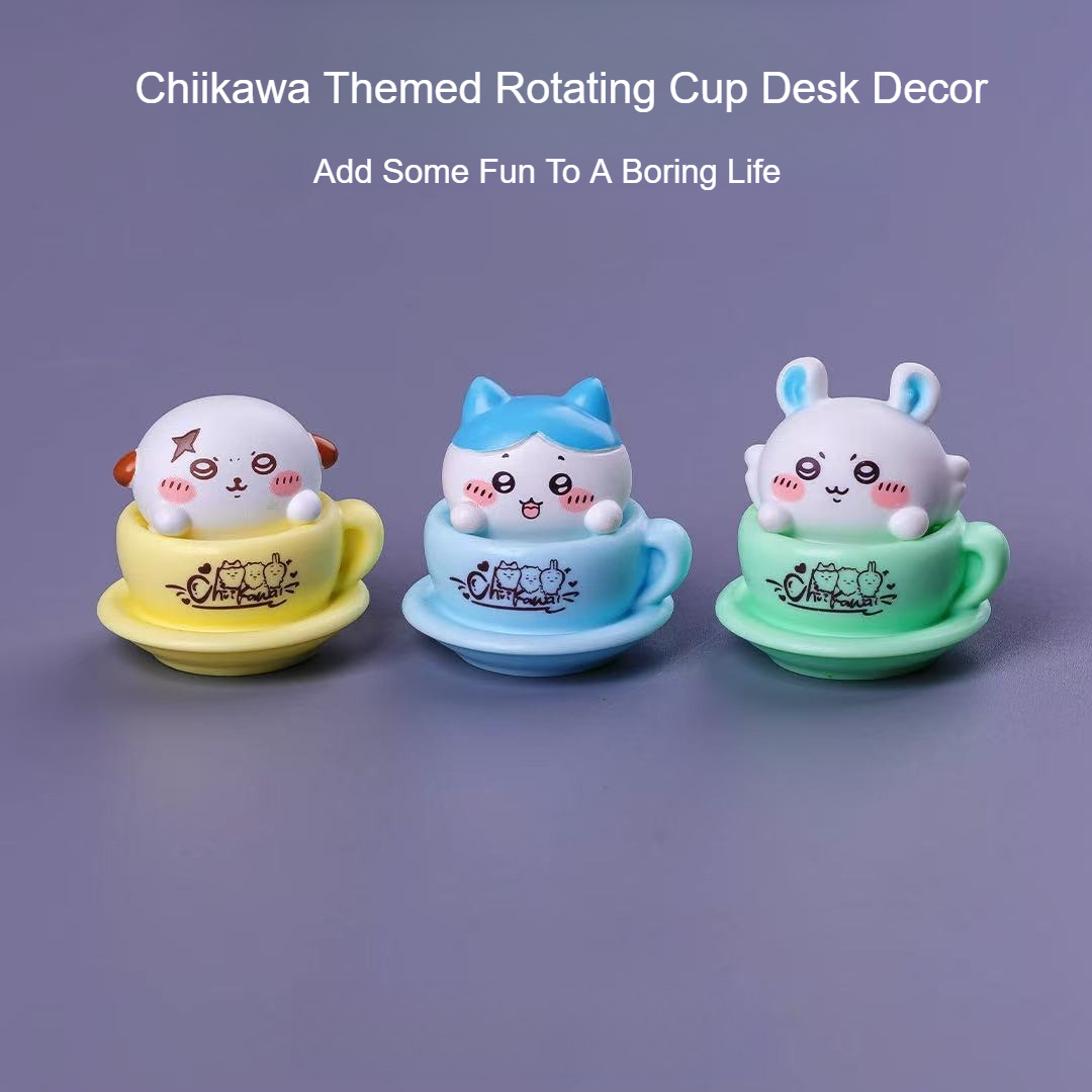 Chiikawa Rotating Cup Figure K - Home Decor Japanese ulasan dan harga