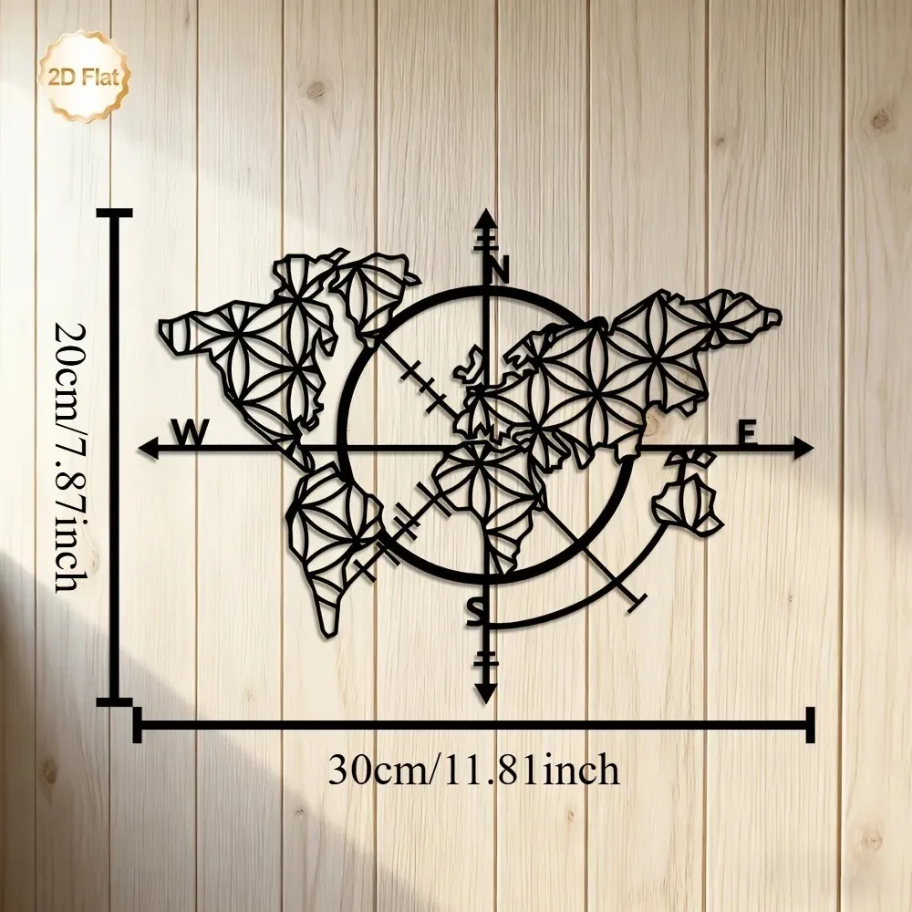 Brand Metal Wall Art Iron Comp - Home Decor Brand ulasan dan harga