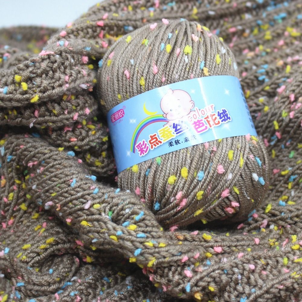 50g/Roll Wool Yarn Multicolor  - Yarn Home Decor ulasan dan harga