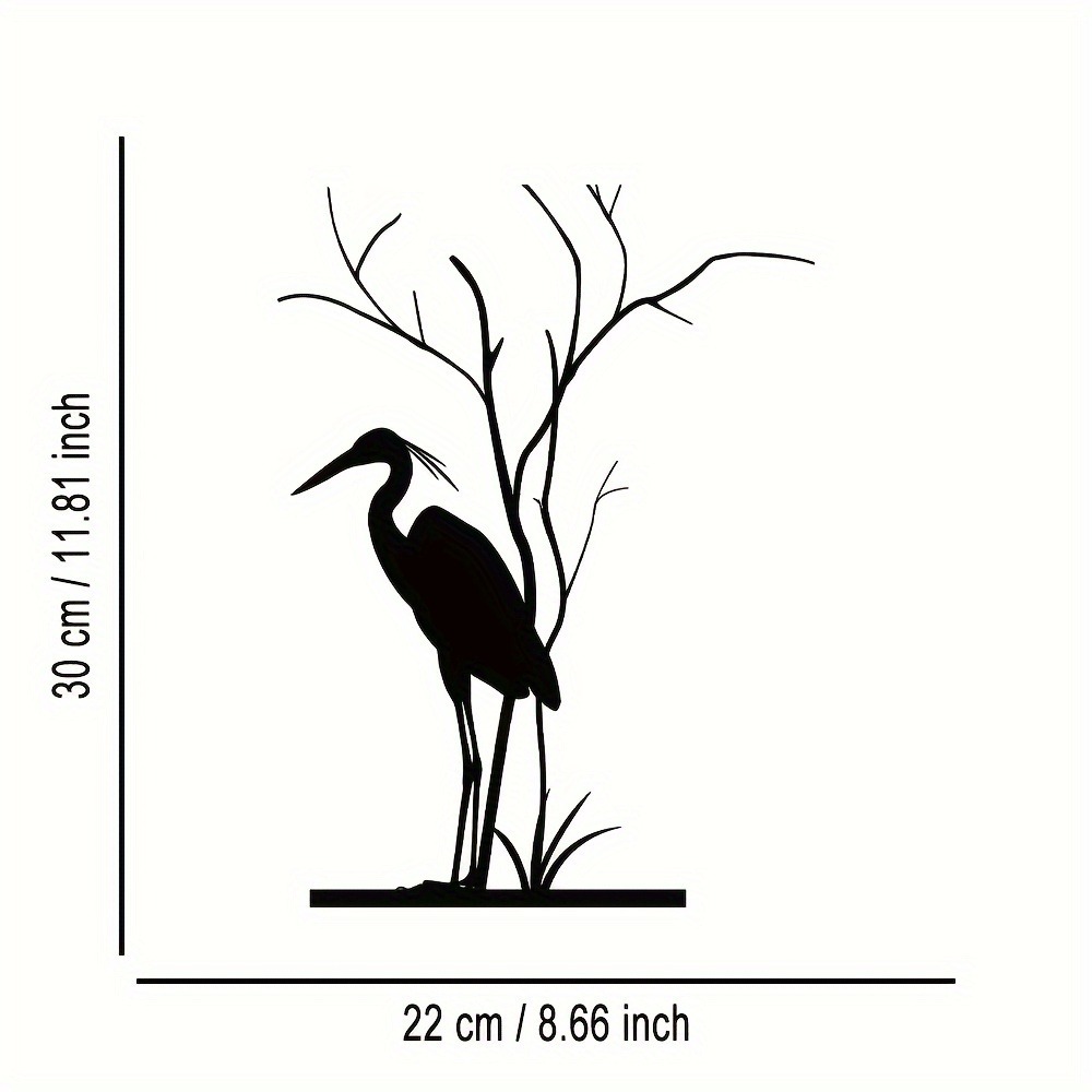 Brand Metal Heron Aluminum Wal - Home Decor Brand ulasan dan harga