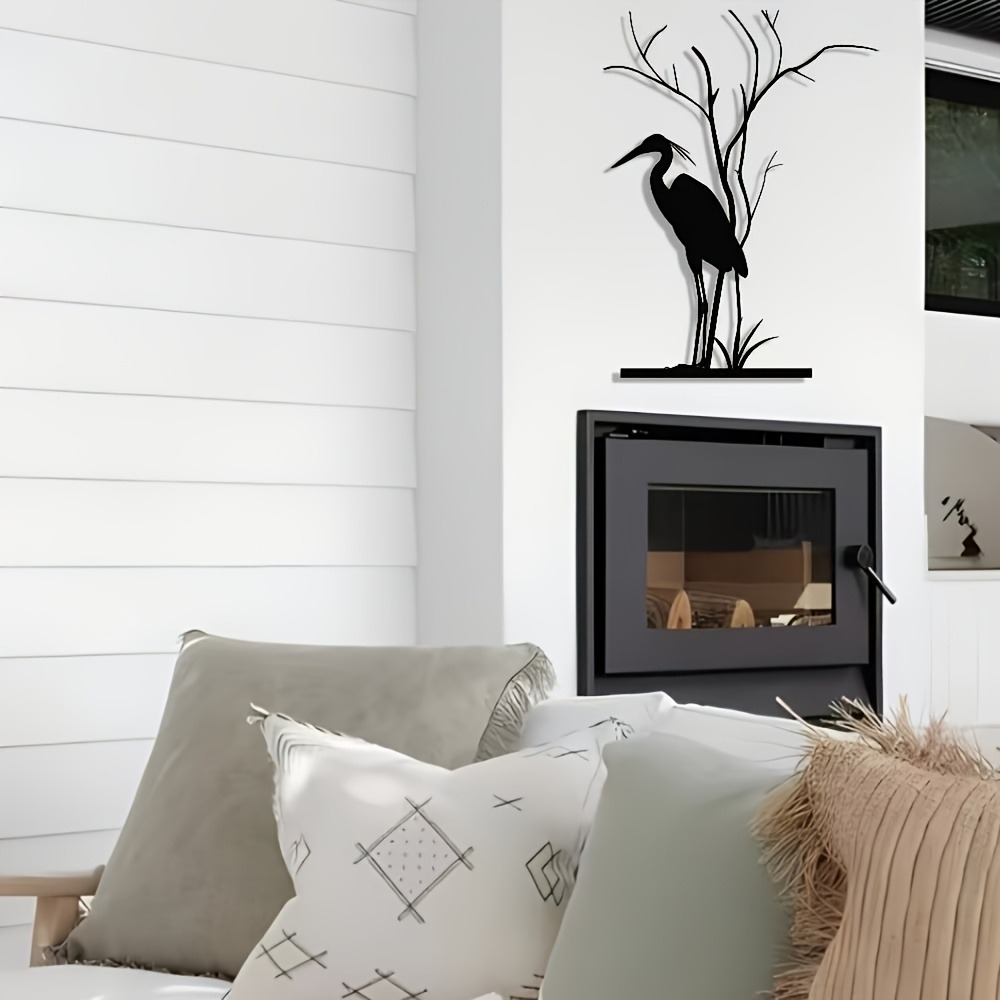 Brand Metal Heron Aluminum Wal - Home Decor Brand ulasan dan harga