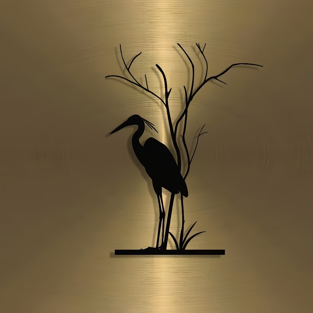 Brand Metal Heron Aluminum Wal - Home Decor Brand ulasan dan harga