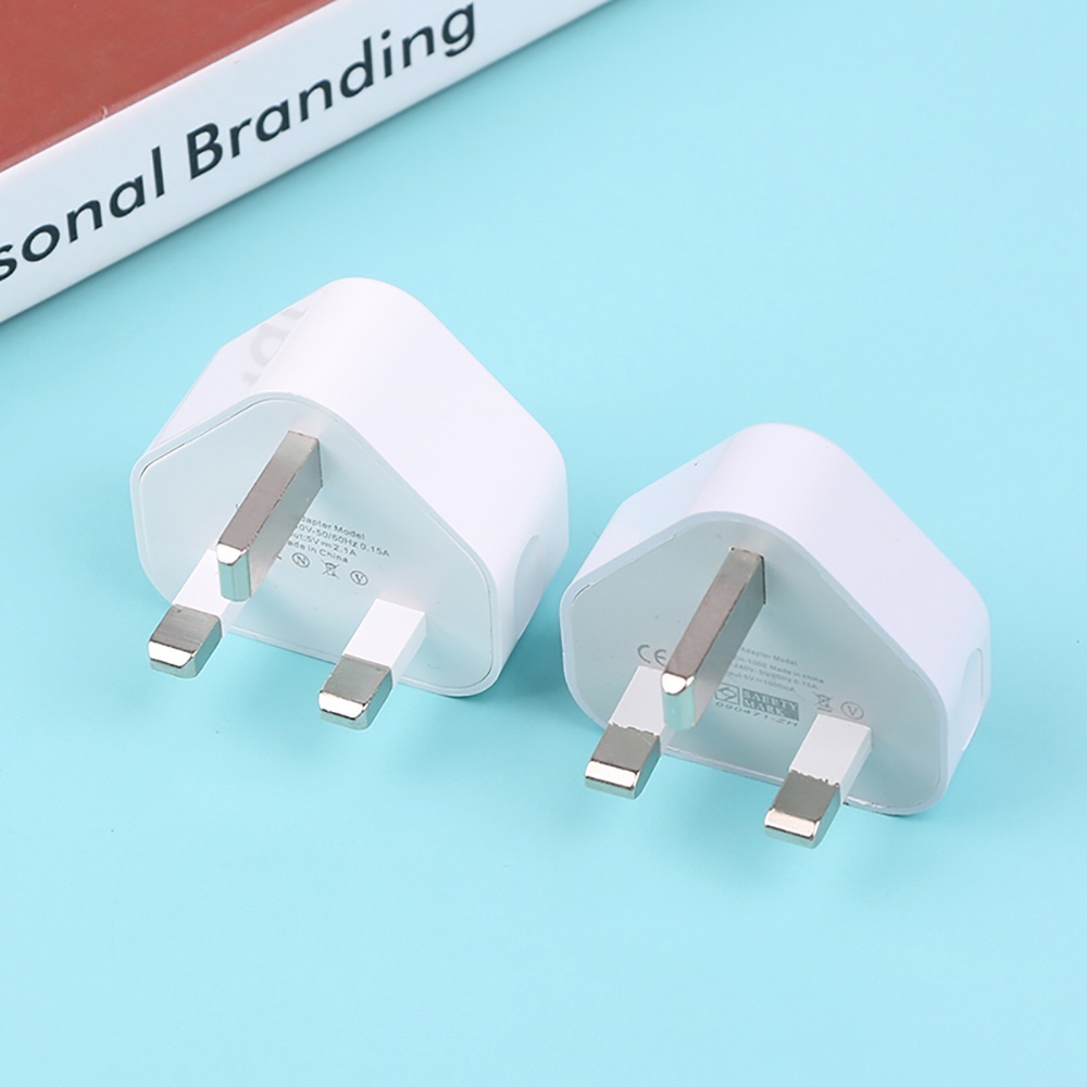 2in1 USB UK Plug 3 Pin Wall Ch - Home Decor Uk ulasan dan harga